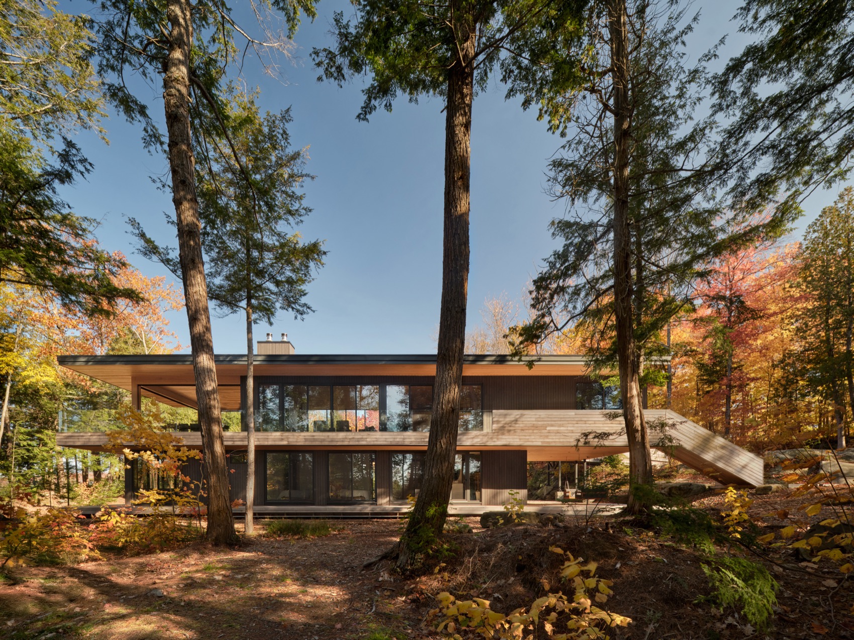 Long Lake 森林小屋，加拿大 / Dubbeldam Architecture + Design